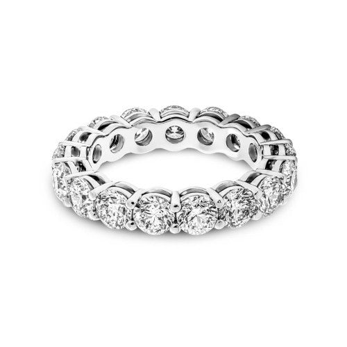 Eternity Band lab-grown diamond ring IGI certified 14K gold